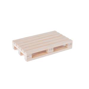 Mini Pallet di legno per aperitivi 20 cm x 12 cm x 3.5 cm - Product Image 1