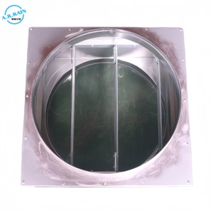 Régulateur de refoulement carré à rond 200x200mm, Vanne <span class=keywords><strong>anti</strong></span>-<span class=keywords><strong>retour</strong></span> en acier galvanisé pour la <span class=keywords><strong>ventilation</strong></span> CVC - Product Image 6