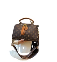 Modische Schulter-Crossbody-Tasche Renommierter Designer Reißverschluss mit Geometrischen Mustern Große Kapazität PU-Leder Handtasche