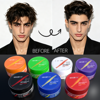 FANESION Cera per Capelli Biologica Senza Alcool 150ml Essenza Fruttata Gel Modellante a Tenuta Forte Sicuro Non Irritante Senza Residui Bianchi