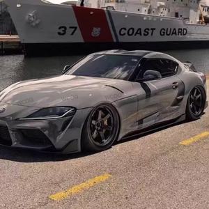 Pour <span class=keywords><strong>Toyota</strong></span> <span class=keywords><strong>Supra</strong></span> MK5 A90 A91 MK5 2019 + OEM Style fibre de carbone voiture extérieur porte panneau couverture pièces extérieures Bodykit - Product Image 6