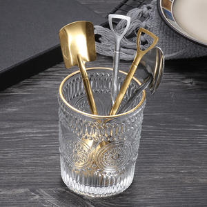 Cuchara de acero inoxidable con forma de pala al por mayor, cuchara para fruta, sandía, postre, helado, azúcar, café, té, cuchara - Product Image 3