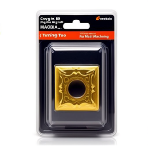 Inserto de torneado negativo Cnmg Mx de 80 grados para mecanizado de metales - Product Image 1
