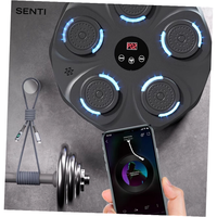 Cible murale de fitness lumineuse, durable et écologique, machine de boxe de haute qualité, entraîneur de boxe intelligent SENTI avec musique pour la maison