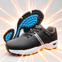 Chaussures de golf professionnelles pour hommes, semelle intermédiaire en EVA, semelle extérieure en caoutchouc, légères, respirantes, antichoc, pour l'entraînement en hiver et en été