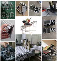 12 pouces en alliage d'aluminium de précision plaque tournante Machine de découpe Style horizontal 220V tension métal aluminium profil scie