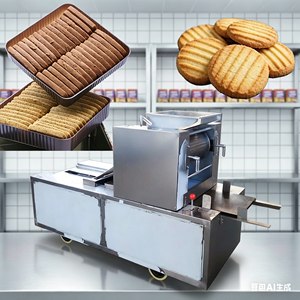 Machine à <span class=keywords><strong>biscuits</strong></span> à haute productivité au prix le plus bas / Machine à <span class=keywords><strong>biscuits</strong></span> aux noix / Petite machine à fabriquer des <span class=keywords><strong>biscuits</strong></span> - Product Image 1