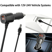 Adaptateur d'alimentation pour voiture Starlink Mini, convertisseur DC, charge haute vitesse, alimentation stable pour camion/camping-car/fourgonnette/camping-car/bateau et utilisation en extérieur