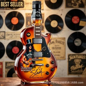 Botella de Whisky de Vidrio de Borosilicato con Forma de Calavera, Estilo Nuevo, Conmemorativa del 40 Aniversario de Van Halen, Venta al por Mayor Directa de Fabricante - Product Image 4