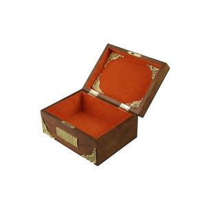 Caja de Regalo Rectangular Hecha a Mano de Madera Maciza y MDF en Color Natural - Caja de Almacenamiento de Tesoros DSL-1001, Acepta Personalización DS, Caja de Regalo Vintage Artesanal - Product Image 5