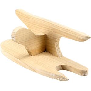 Herramienta de planchado de madera maciza para costuras y esquinas de cuellos, placa de presión para confección de prendas, amarillo claro 0528 - Product Image 2