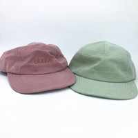 Yukaihe Nylon imperméable de haute qualité enfants adultes 5 panneaux chapeaux colorés casquette de camp brodée personnalisée
