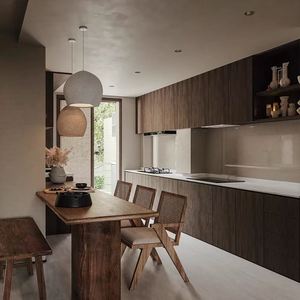 Meubles de cuisine modernes en bois modulaires bon marché en Australie, ensembles de conceptions de placards de cuisine, fabricants de meubles de cuisine en gros - Product Image 2