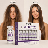 Ampoule Botox Express pour la thérapie capillaire, traitement capillaire lissant à la protéine, au collagène et à la kératine, masque capillaire réparateur en profondeur, soin réparateur pour cheveux