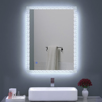 Taida LED éclairé intelligent Anti-buée miroir décor mur salle de bains miroir en verre moderne sur mesure 3 ans CN;GUA 5mm
