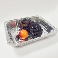 S323AD 3500ml Einweg-Lebensmittelverpackungsbehälter Takeaway-Folienschale Back- und Bratpfanne aus Aluminiumfolie Dampfbehälter