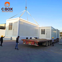 Cbox Espace de vie portable, logement modulaire, assemblage rapide, maison préfabriquée en conteneur détachable