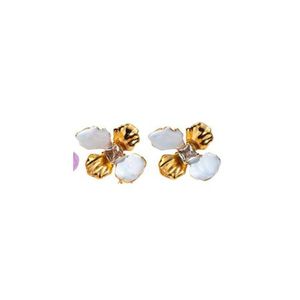 Fashion <b>Stud</b> <b>Earrings</b> 316L Stainless Steel PVD Gold Plating Sustainable Resistant - Product Image 1