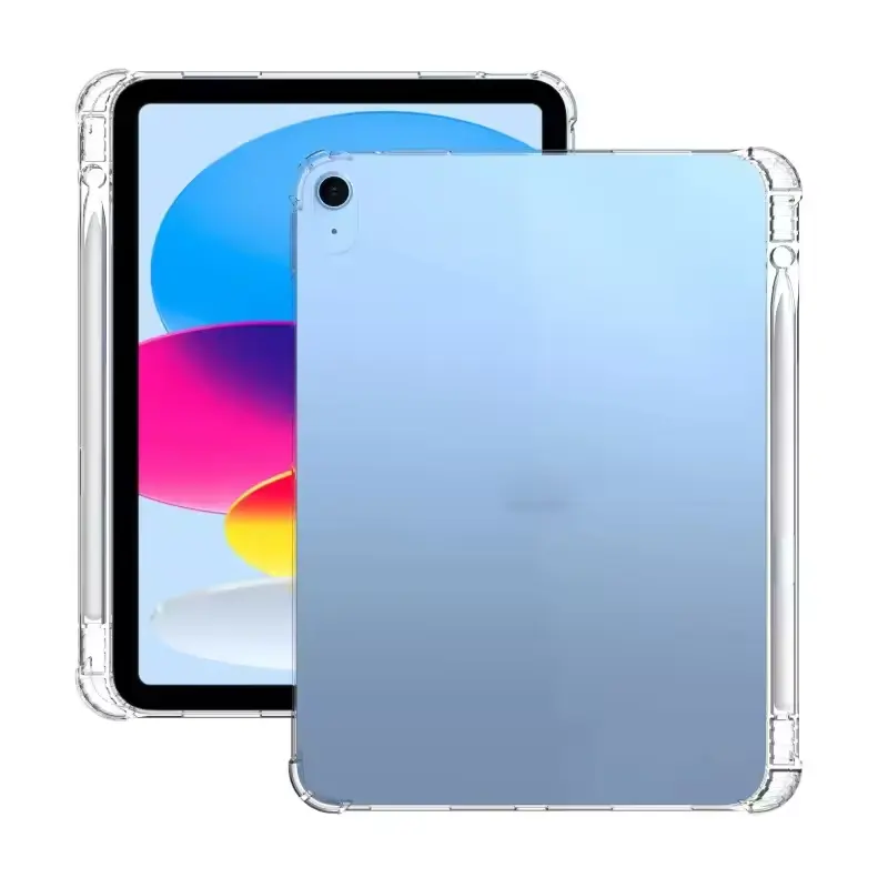 Ultra dünne Slim Hülle mit Bleistiftschlitz Halter für iPad Air4 Air5 klare TPU schützende Tablet-Abdeckung Hülle für iPad 10.9 2022