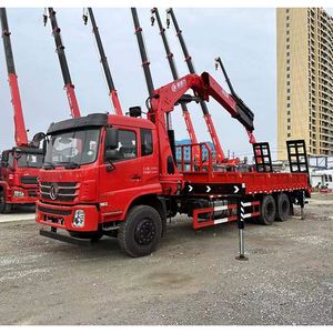 Camion grue à bras articulé Dongfeng K5 6x4 de 12 tonnes à 4 sections avec échelle hydraulique, véhicule de transport de machines d'ingénierie - Product Image 3