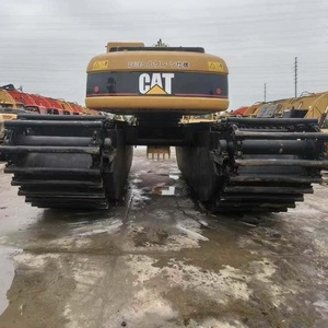รถขุดมือ<span class=keywords><strong>สอง</strong></span> Cat320CL แบบปรับแต่งพิเศษ พร้อมระบบลอยน้ำแบบแพสำหรับงานในพื้นที่น้ำข้น - Product Image 5