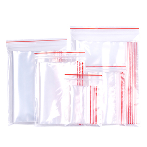 Tùy chỉnh Reclosable Zip khóa PE rõ ràng <span class=keywords><strong>Ziplock</strong></span> túi nhựa HDPE lưu trữ <span class=keywords><strong>Ziplock</strong></span> Túi - Product Image 2