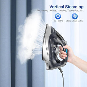 Fer à Repasser Vapeur Sans Fil 2200W 2-en-1 Avec ou Sans Cordon, Semelle en Céramique, <span class=keywords><strong>Anti</strong></span>-Calcaire et <span class=keywords><strong>Anti</strong></span>-Goutte - Product Image 4