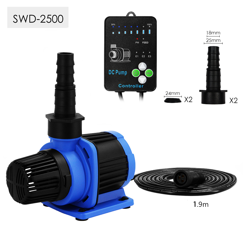 SWD-2500 (25W 2500L/H) Color negro/azul