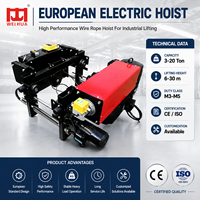 Promotion : Treuil électrique à câble Weihua, 1, 2, 3, 4, 5 tonnes, norme européenne, faible hauteur de levage