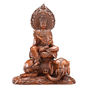 Estatua de Buda de los Tres Sabios Huayan de Copper World, figura de cobre hecha a mano para decoración del hogar, altar, sala de estar - Product Image 3