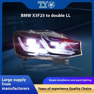Conjunto de Faros Delanteros X3 X4 F25 F26 con Luz Diurna LED Azul y Señal de Giro, Repuestos para Automóviles, Conjunto de Faros LED X3 X4 - Product Image 3