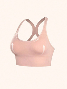 <span class=keywords><strong>Sujetador</strong></span> deportivo ajustable a prueba de golpes con gancho trasero con soporte recogido, hermoso diseño de <span class=keywords><strong>espalda</strong></span>, parte superior de entrenamiento sin <span class=keywords><strong>espalda</strong></span> - Product Image 6