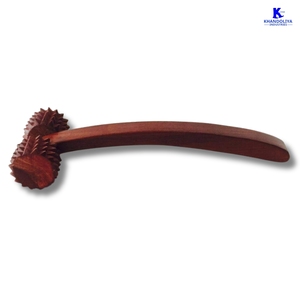 Rodillo de madera para la columna vertebral K-Star K121G, rodillo de masaje de acupresión curvo y puntiagudo para relajación de la espalda - Product Image 2