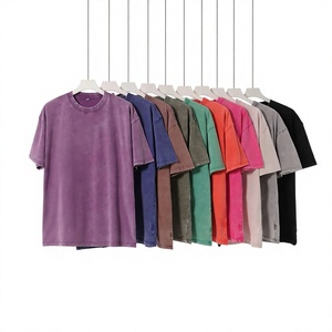 เสื้อยืดโอเวอร์ไซส์ทรงหลวม น้ำหนัก 230 กรัม ผ้าคอตตอน 100% ย้อมสีแบบวินเทจ ลุคย้อนยุค ขาดๆ แบบดิสเทรส สำหรับผู้ชาย - Product Image 3