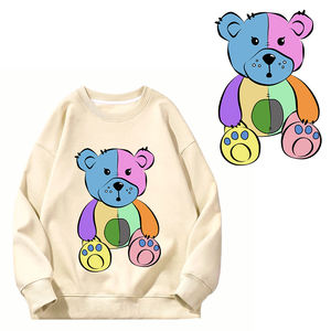 Pegatinas térmicas de transferencia de calor <span class=keywords><strong>para</strong></span> <span class=keywords><strong>ropa</strong></span> de niños, pegatinas de dibujos animados de osos, apliques de hierro <span class=keywords><strong>para</strong></span> <span class=keywords><strong>ropa</strong></span> - Product Image 4