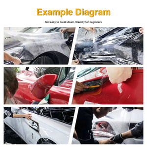 ฟิล์มใสกันรอยขีดข่วนสำหรับรถยนต์แบบมีกาวในตัว เงา ทนทาน ซ่อมแซมตัวเองได้ รับประกัน <span class=keywords><strong>8</strong></span> ปี  TPU PPF - Product Image 6