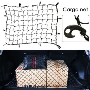 <span class=keywords><strong>Filet</strong></span> de rangement pour bagages au <span class=keywords><strong>plafond</strong></span> de la <span class=keywords><strong>voiture</strong></span>, coffre élastique en Latex <span class=keywords><strong>filet</strong></span> de chargement pour <span class=keywords><strong>voiture</strong></span> Nylon maille élastique organisateur - Product Image 2