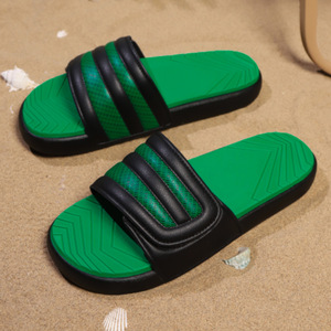 Nouvelles pantoufles d'extérieur antidérapantes haut de gamme pour hommes, sandales et pantoufles confortables à bout ouvert et semelle épaisse, respirantes pour hommes - Product Image 3