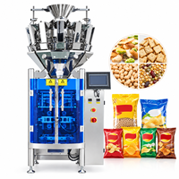 Machine d'emballage automatique pour noix, cacahuètes, maïs soufflé, haricots, sucre blanc et snacks soufflés