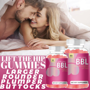Nhà Máy Cung Cấp Nhãn Hiệu Riêng Vú Mông Chất Béo Burner Maca Gốc BBL Gummies Hình Dạng Cơ Thể Mông Và Hông Bổ Sung - Product Image 5
