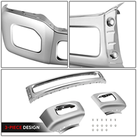 Nouvel ensemble de pare-chocs avant pour F250 F350 Super Duty 2011-2016, barre frontale en acier chromé de remplacement avec trous pour phares antibrouillard, fixation par boulons