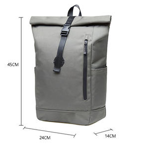 Mochila Escolar Personalizada, Mochila de Viaje Impermeable con Parte Superior Enrollable, Mochila Suave para Portátil - Product Image 1