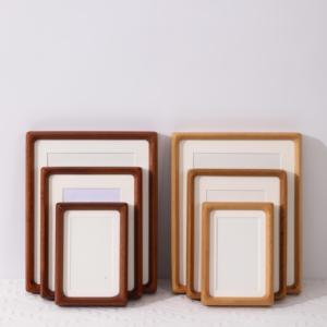 Handmade rắn gỗ hình ảnh khung mặt A1/A3/A4 Kích thước tường/bàn hiển thị Mortise tenon cấu trúc Kích thước 12x18 6x8 - Product Image 1