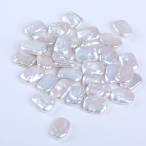 Perlas Sueltas Barrocas Naturales de Agua Dulce de 11-13 mm, Pequeñas y Rectangulares, para Material de Accesorios de Bricolaje - Product Image 1