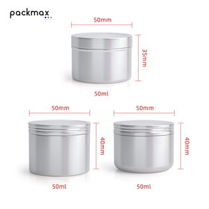 Envase de Aluminio Cilíndrico Personalizado de 50 ml con Tapa de Rosca para Crema de Ojos y Crema Facial - Envase Cosmético Vacío con Acabado Mate al por Mayor - Product Image 6