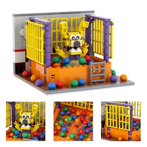 Set de Construcción de Bloques de Plástico ABS MOC1566 FNAF, Habitación de Freddy, Foxy y el Oso de Medianoche, 294 Piezas, para Mayores de 14 Años - Product Image 6