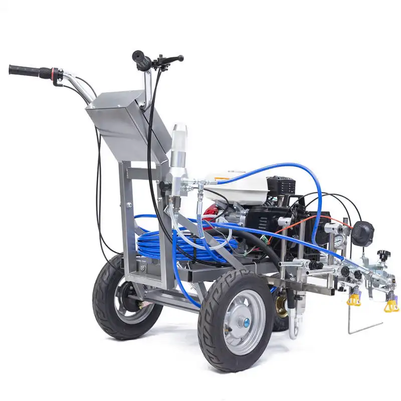 Wholesale Easy Maintenance Gasoline Engine Road Line Machine New Pump for Cold Painting for Road Marking Industry