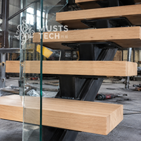 Fabricant direct d'usine, fournisseur OEM ODM, escalier sur mesure pour projets hôteliers