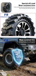 Professionele off-road heftruck van 5 <span class=keywords><strong>ton</strong></span> voor het hanteren van pallets op oneffen terrein, gebruik in bakstenenplaatsen, 4x4 all-terrain heftruck - Product Image 3