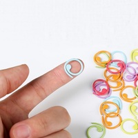 Marqueurs de mailles verrouillables peints, de couleurs assorties, pour outils de tricot, vente en gros